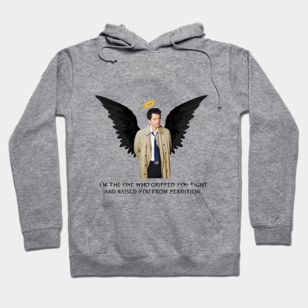 Castiel Supernatural Hoodie by rousseaudanielle